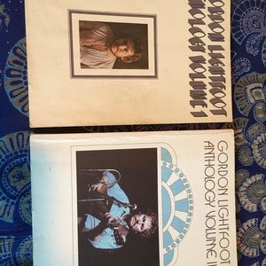 Gordon Lightfoot Anthology 1 and 2 Songbooks